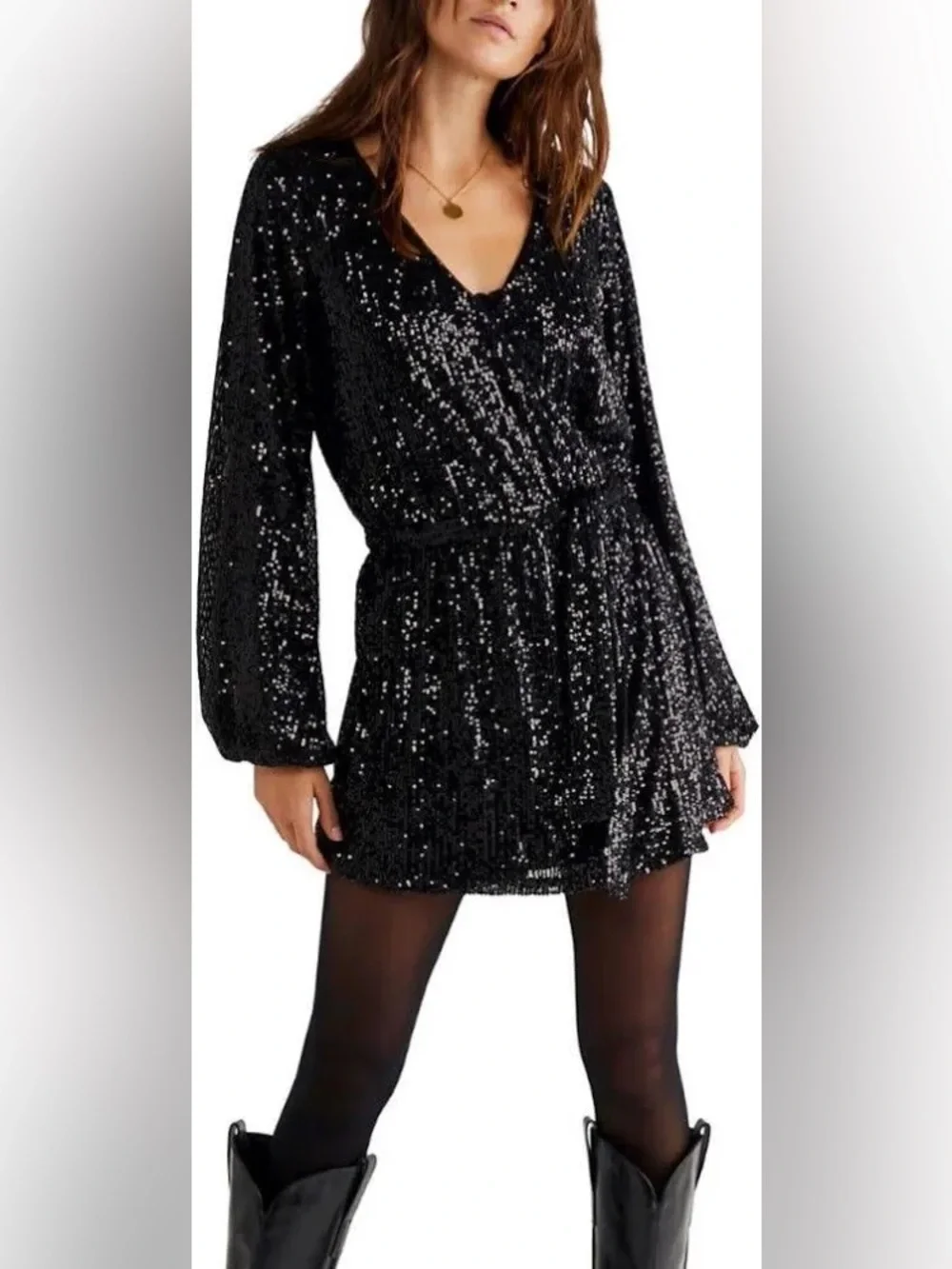 Free People Sequin Romper